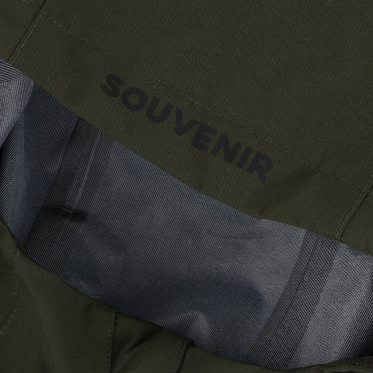 SOUVENIR 3 Ply Ripstop Shell Snowboard Jacket Army 2025 Men's Snow Jackets Souvenir