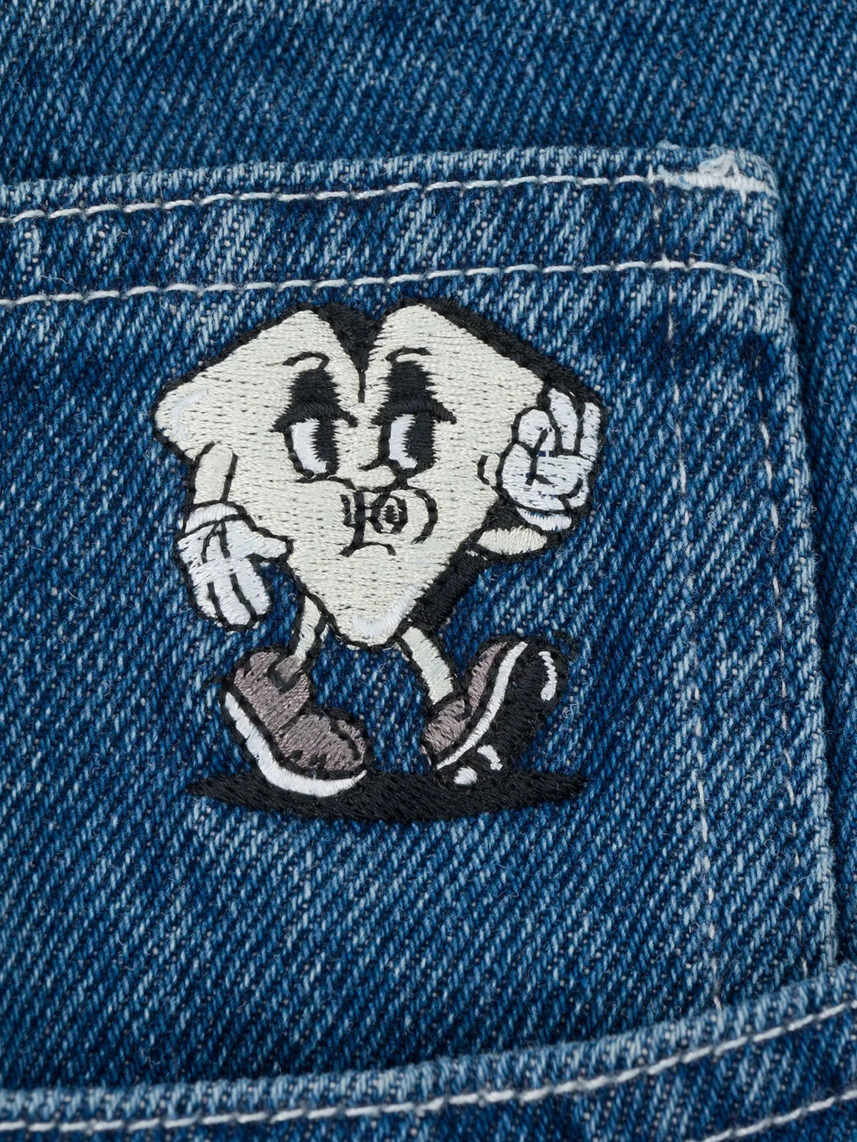 LOVIAH Jhorts Denim Shorts Indigo Medium Wash Men's Walkshorts Loviah