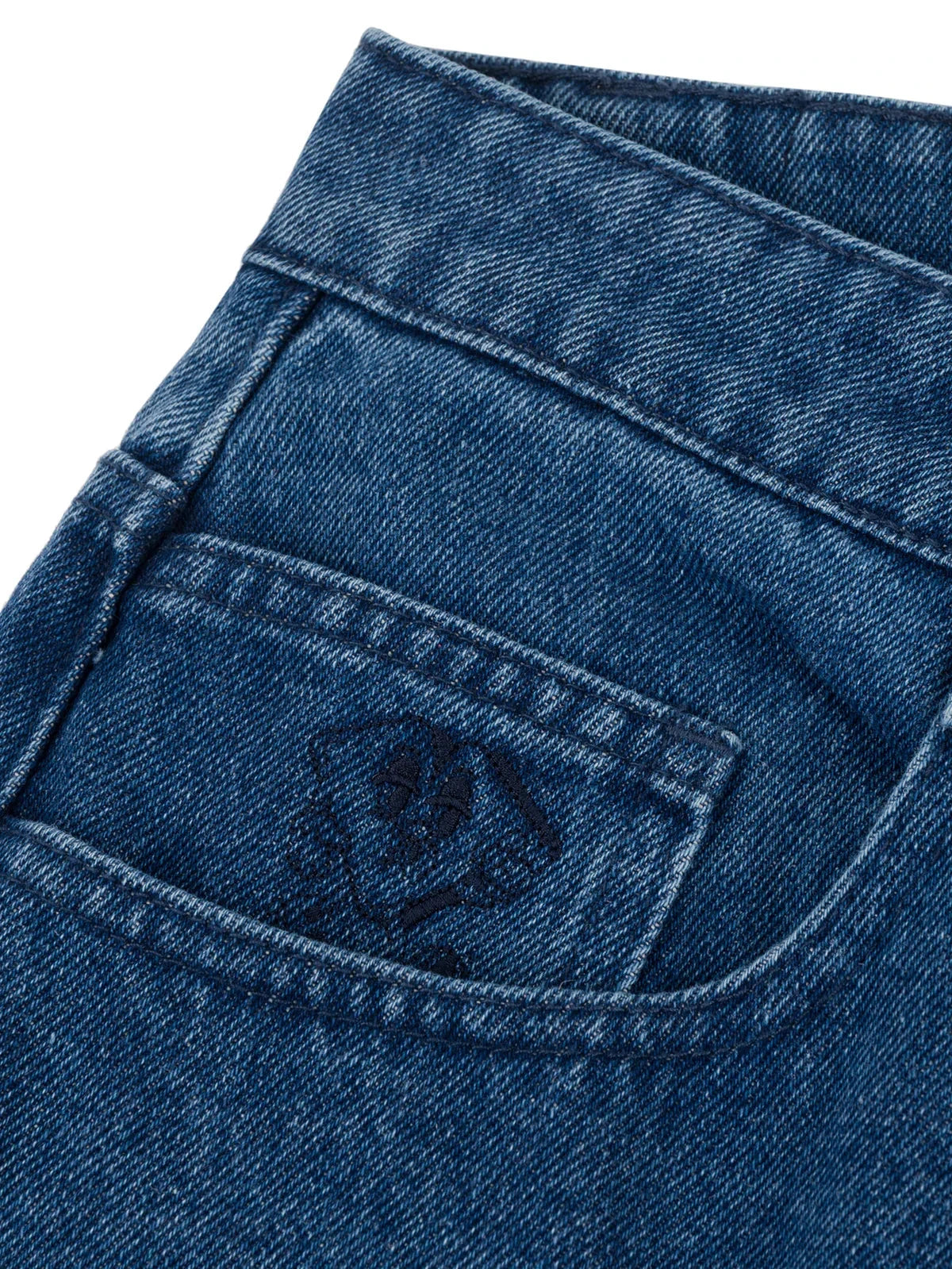 LOVIAH 1990 Baggy Denim Pants Indigo Medium Wash Men's Denim Loviah