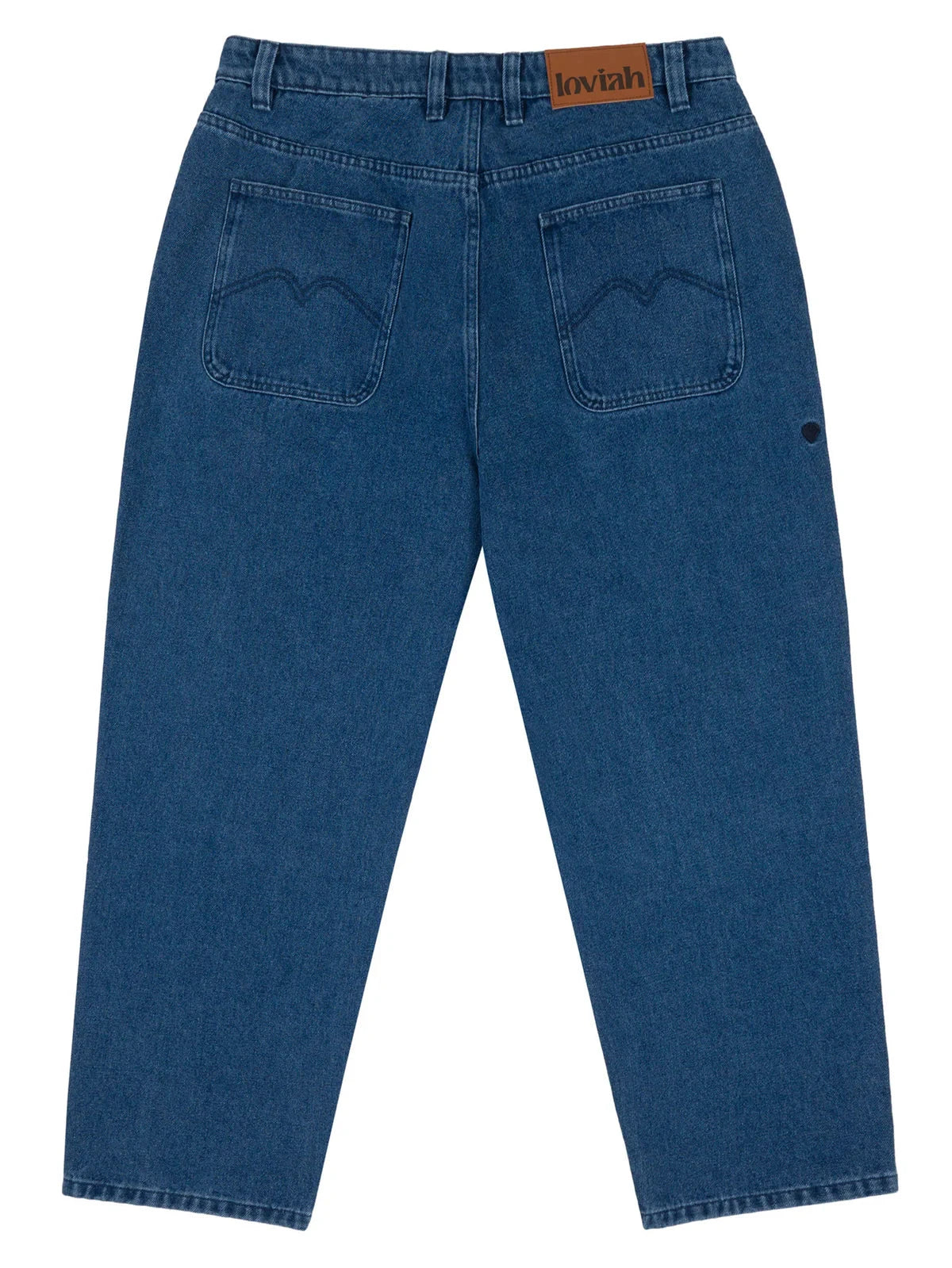 LOVIAH 1990 Baggy Denim Pants Indigo Medium Wash Men's Denim Loviah