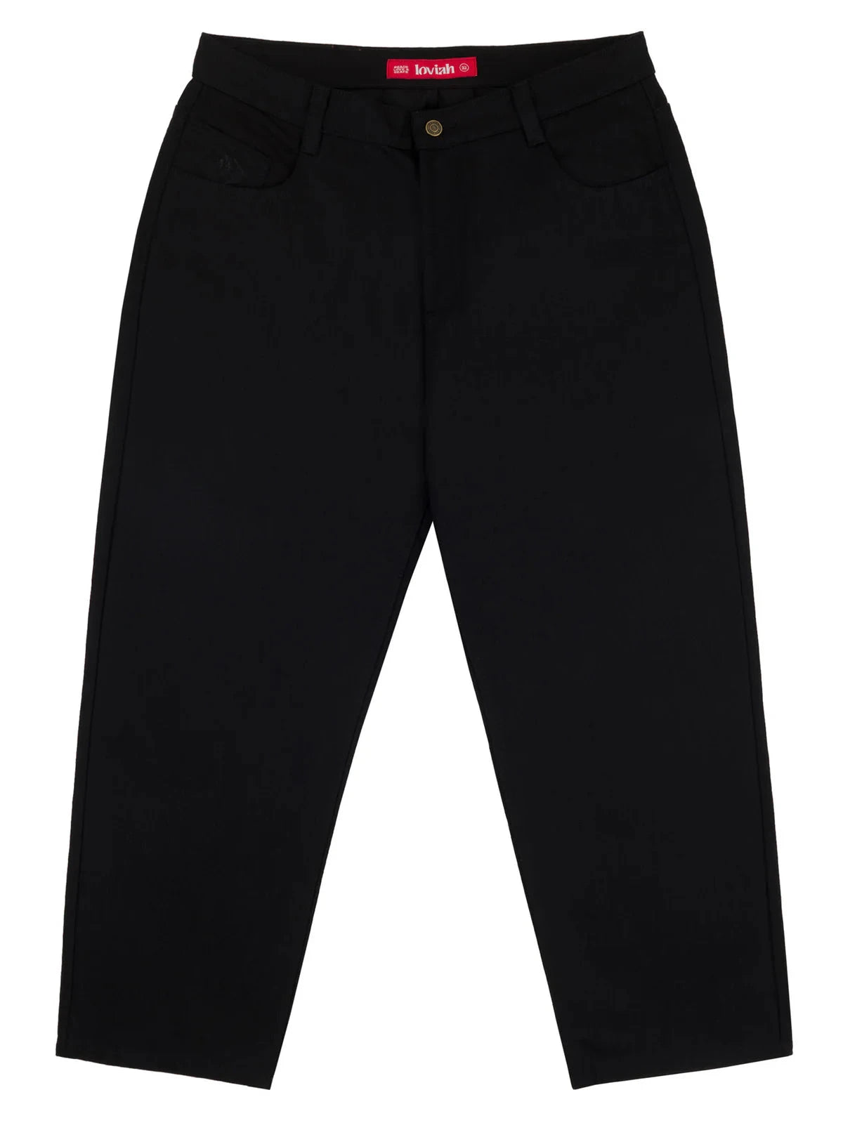 LOVIAH 1990 Baggy Denim Pants Black Men's Denim Loviah