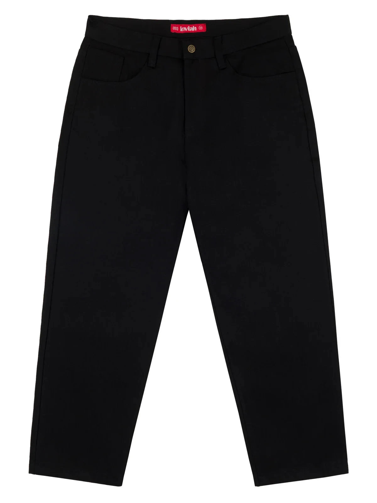 LOVIAH OG Baggy 5 Pocket Denim Pants Black Men's Denim Loviah