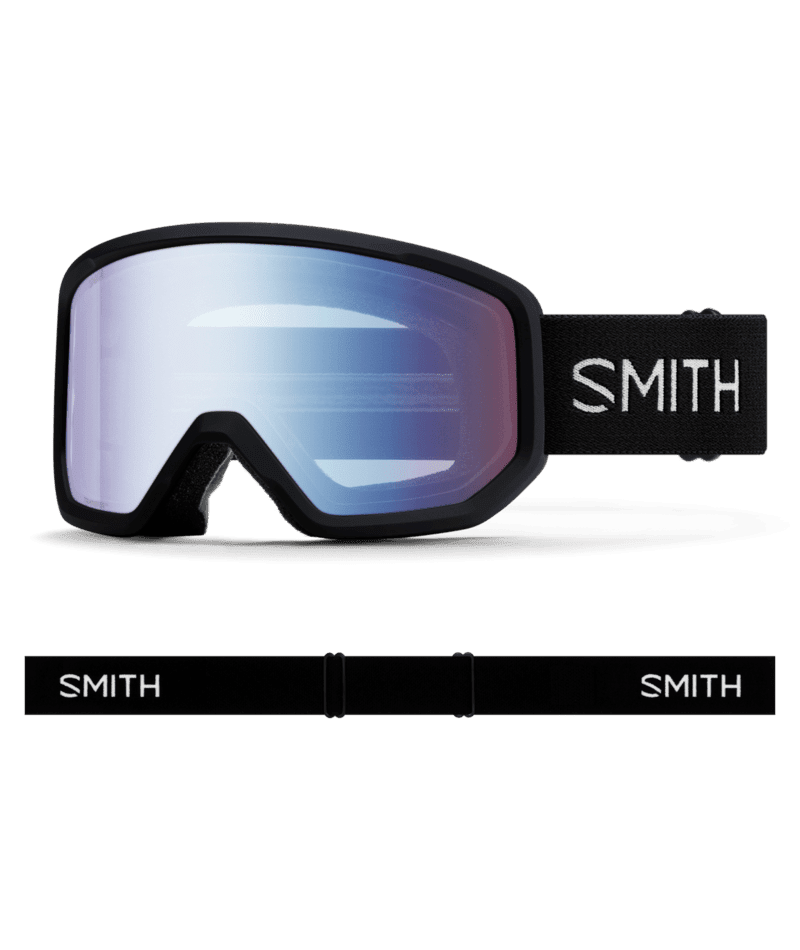 SMITH Transfer Black - Blue Sensor Mirror Snow Goggle Snow Goggles Smith