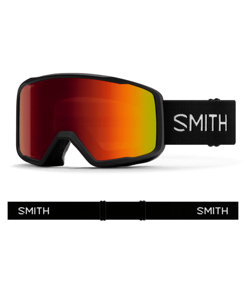 SMITH Tribute Black - Red Sol-X Mirror Snow Goggle Snow Goggles Smith