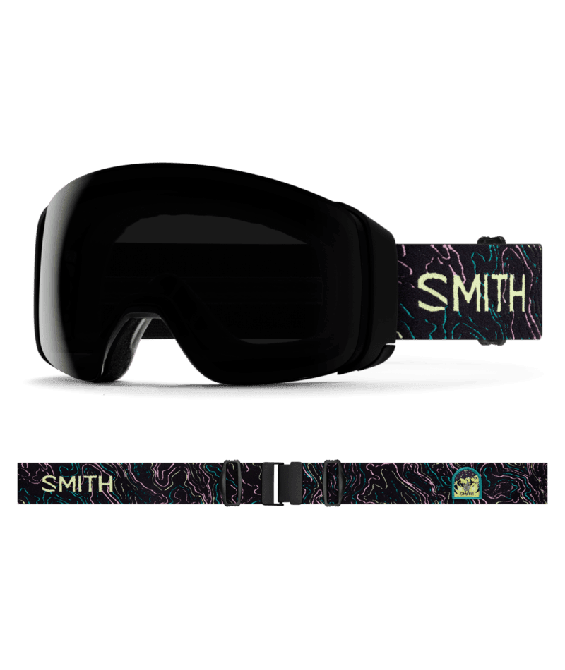 SMITH 4D Mag Marion Haerty AC - ChromaPop Sun Black + ChromaPop Storm Blue Sensor Mirror Snow Goggle Snow Goggles Smith