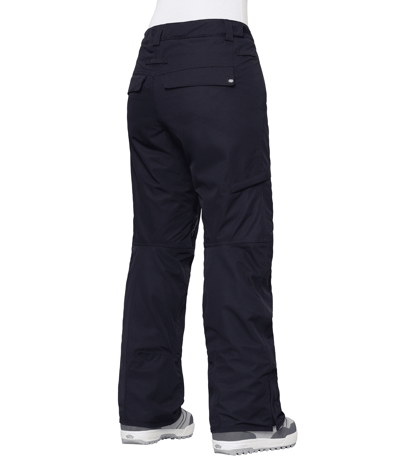 686 Women's Smarty 3-in-1 Cargo Pant Black Women's Snow Pants 686 