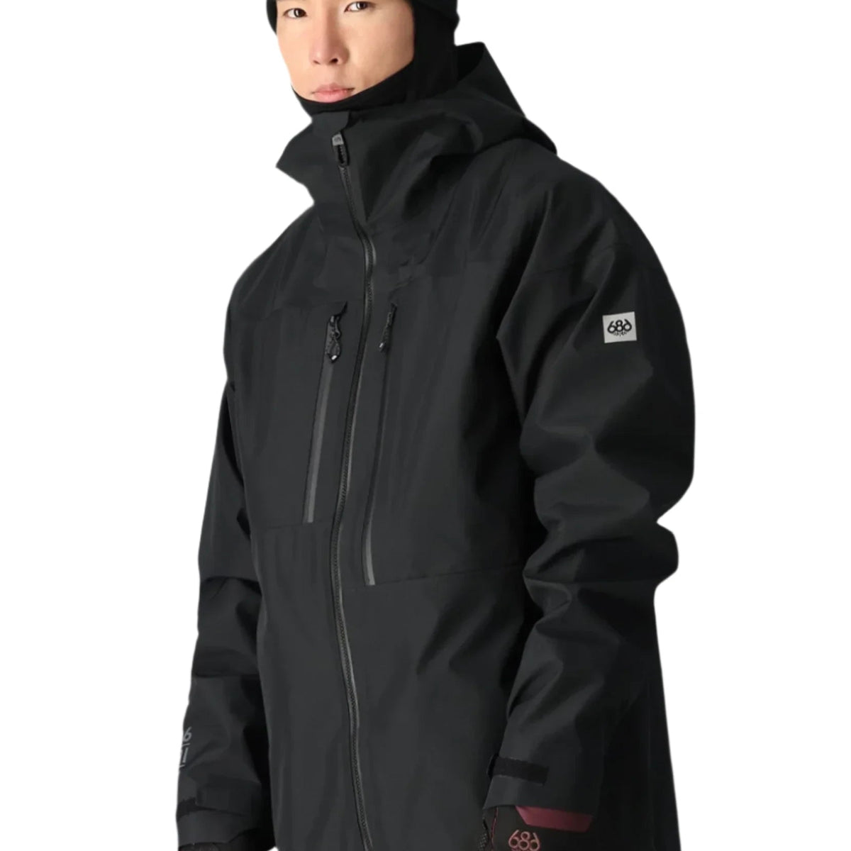 686 GORE-TEX 3L ATV Snowboard Jacket Black 2025 – Freeride Boardshop