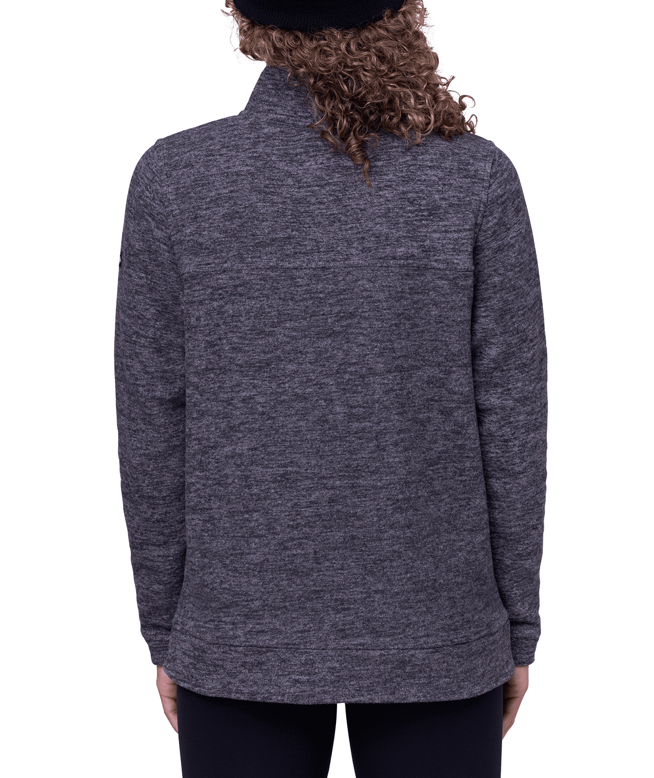 686 Women's Quarter Zip Fleece Black Women's Sweaters 686 