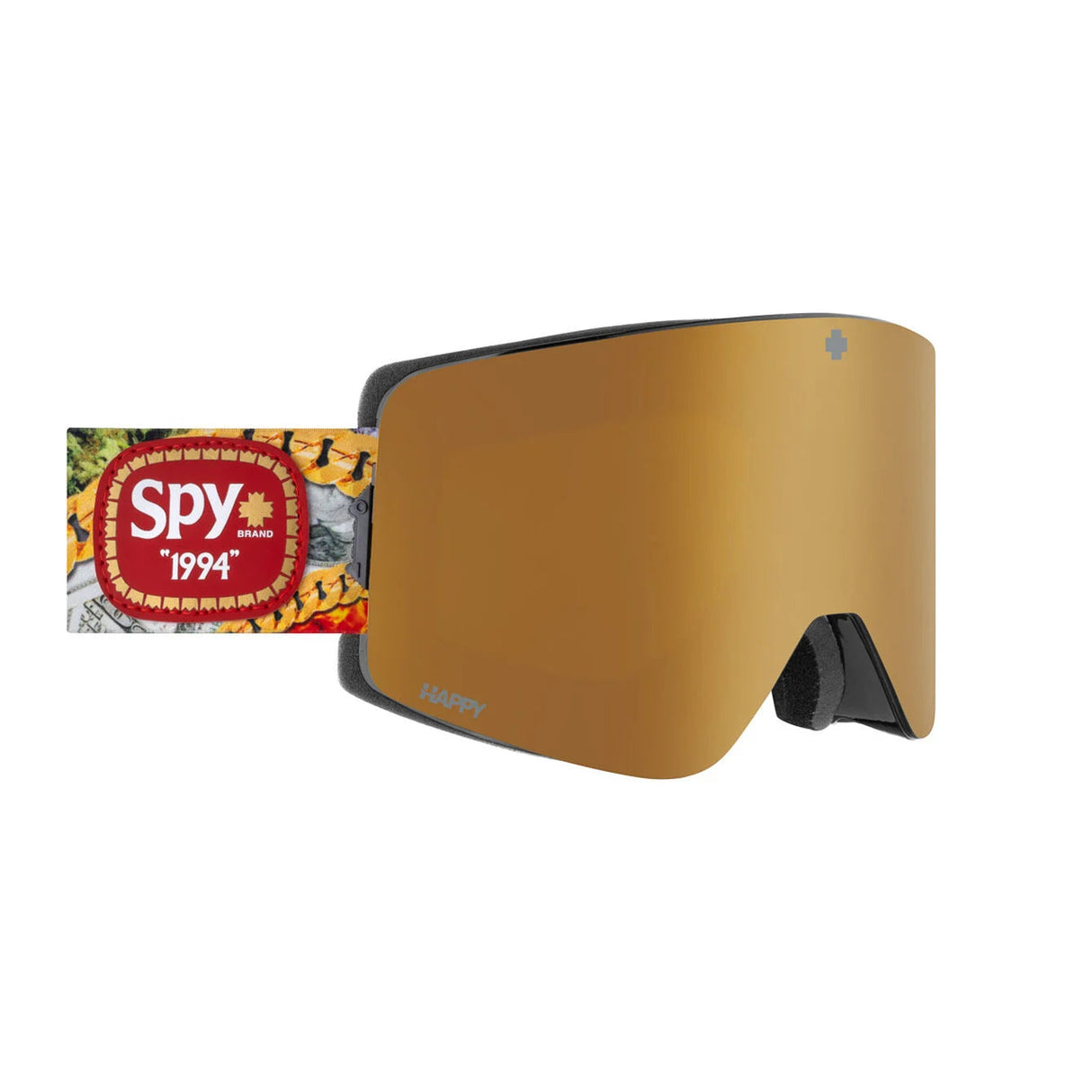 SPY Marauder Essentials - Happy Bronze Gold Mirror + Happy LL Yellow Green Mirror Snow Goggle Snow Goggles Spy