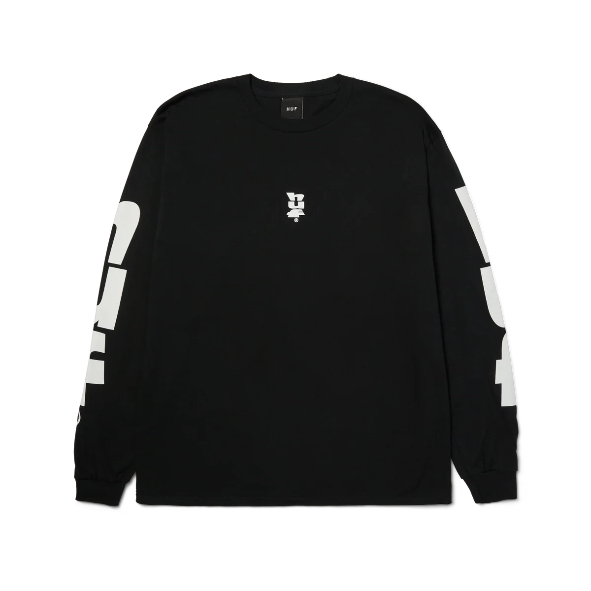 HUF Megablast Long Sleeve T-Shirt Black Men's Long Sleeve T-Shirts Huf