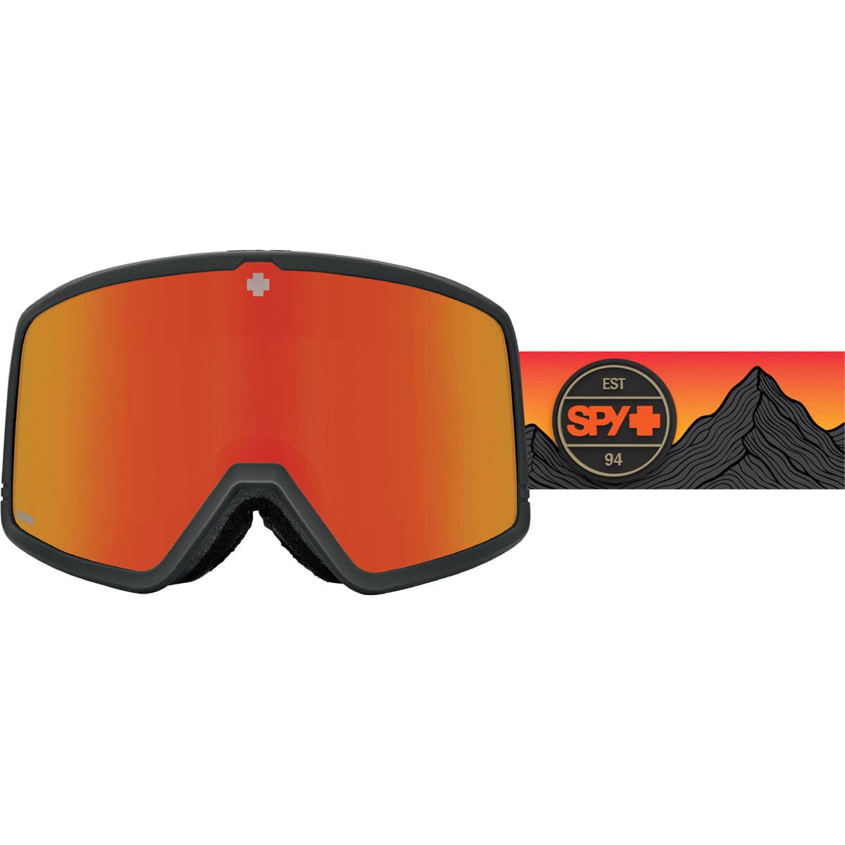 SPY Megalith MTN Scape Dusk Orange - Happy Bronze Red Mirror + Happy LL Pink Snow Goggle Snow Goggles Spy