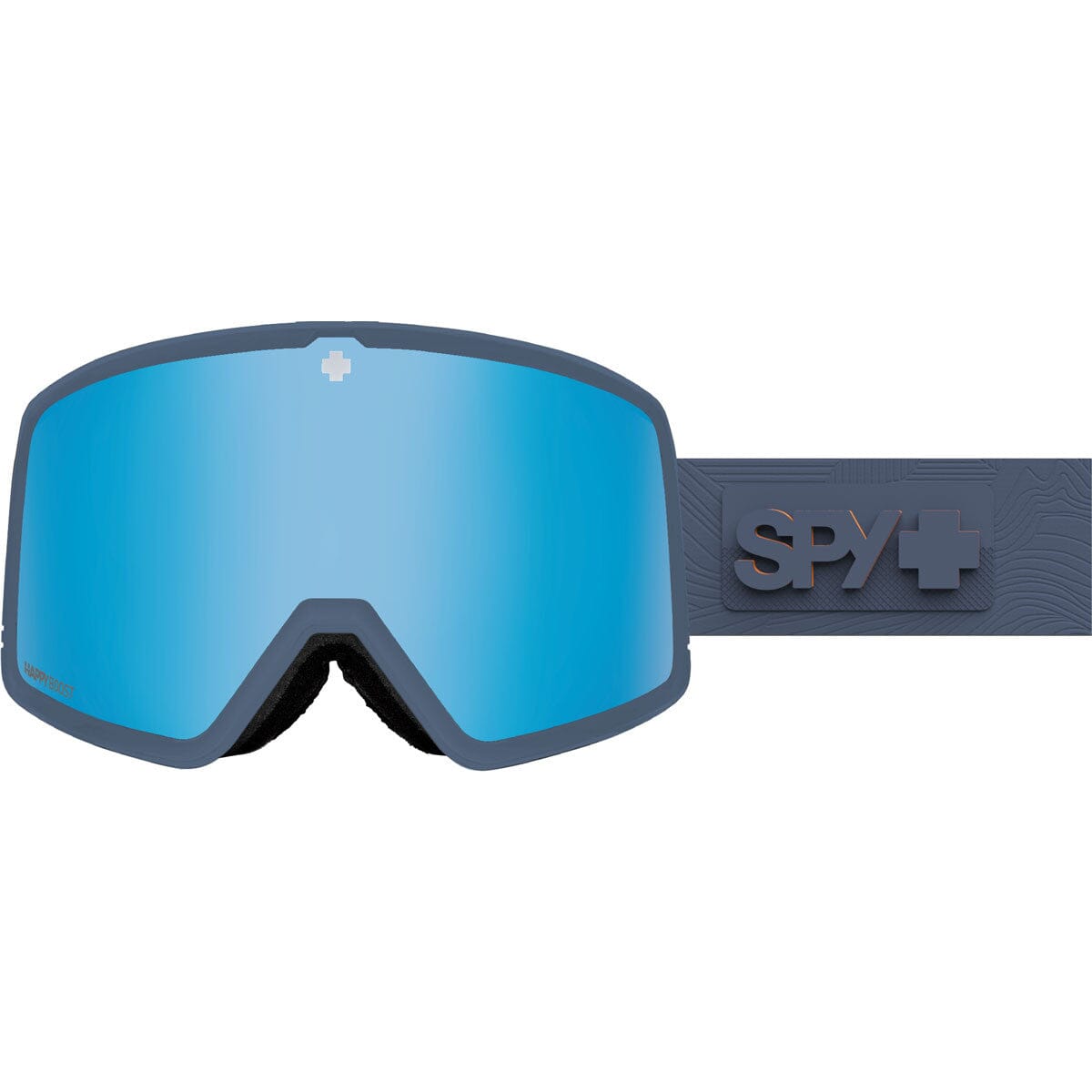 SPY Megalith Navy Sea Of Peaks - Happy Boost Bronze Ice Blue Mirror + Happy Boost LL Coral Snow Goggle Snow Goggles Spy