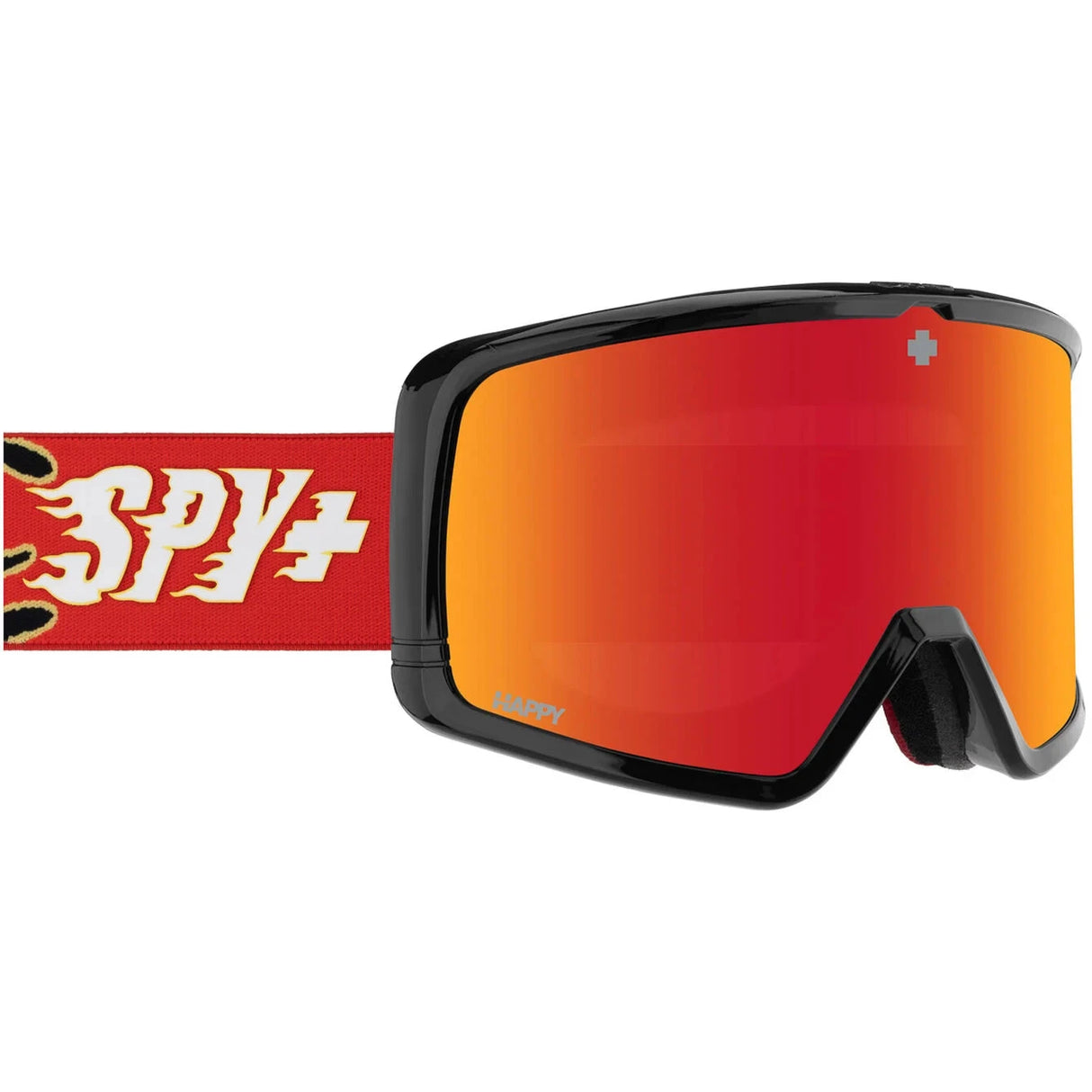 SPY Megalith Redline - Happy ML Rose with Red Mirror + Happy LL Yellow Snow Goggle Snow Goggles Spy