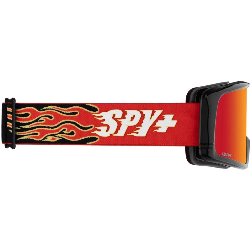 SPY Megalith Redline - Happy ML Rose with Red Mirror + Happy LL Yellow Snow Goggle Snow Goggles Spy