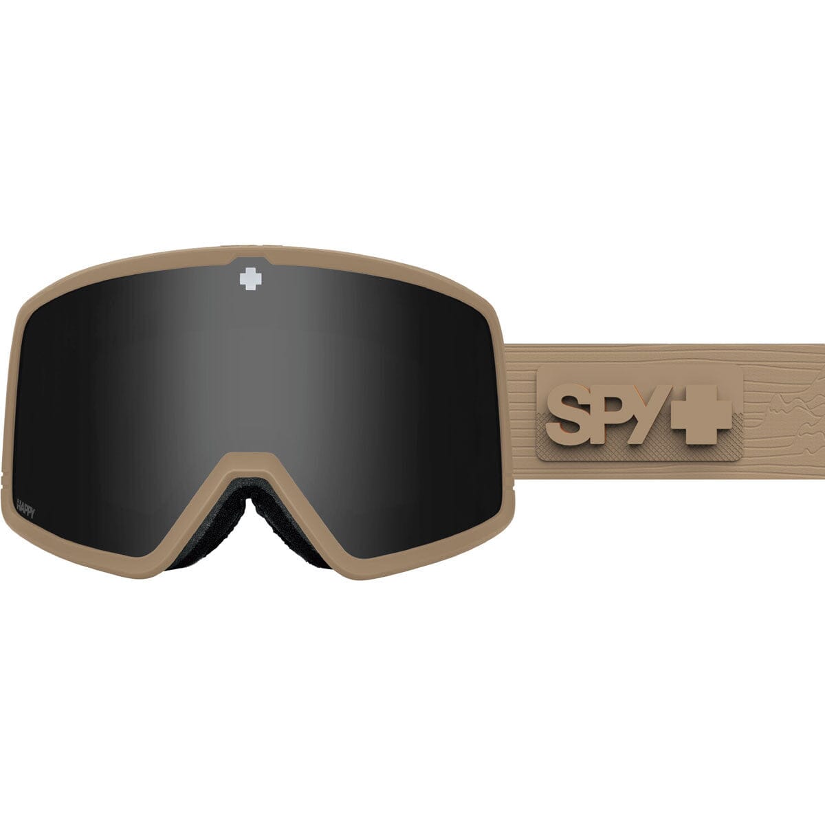 SPY Megalith Tan MTN Lines - Happy ML Rose Black Mirror + Happy LL Pink Snow Goggle Snow Goggles Spy