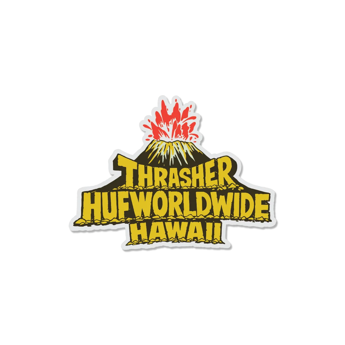 HUF x Thrasher Meltdown Sticker Stickers Huf