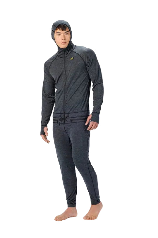 AIRBLASTER Merino Ninja Suit Black Men's Base Layers Airblaster
