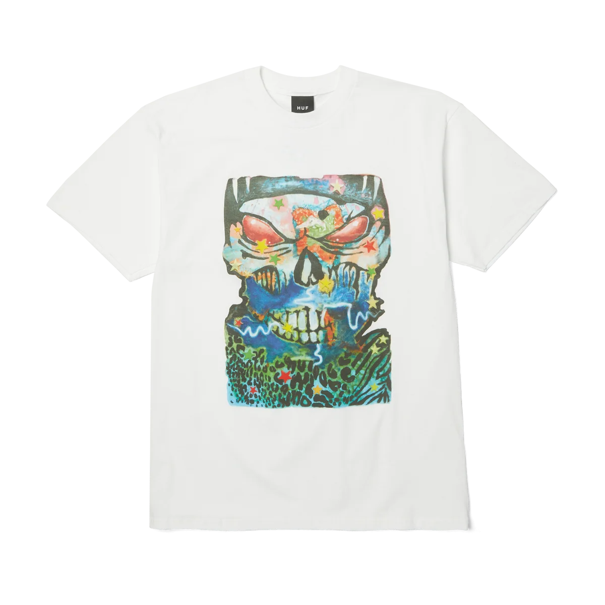 HUF Mia Skull T-Shirt White Men's Short Sleeve T-Shirts Huf