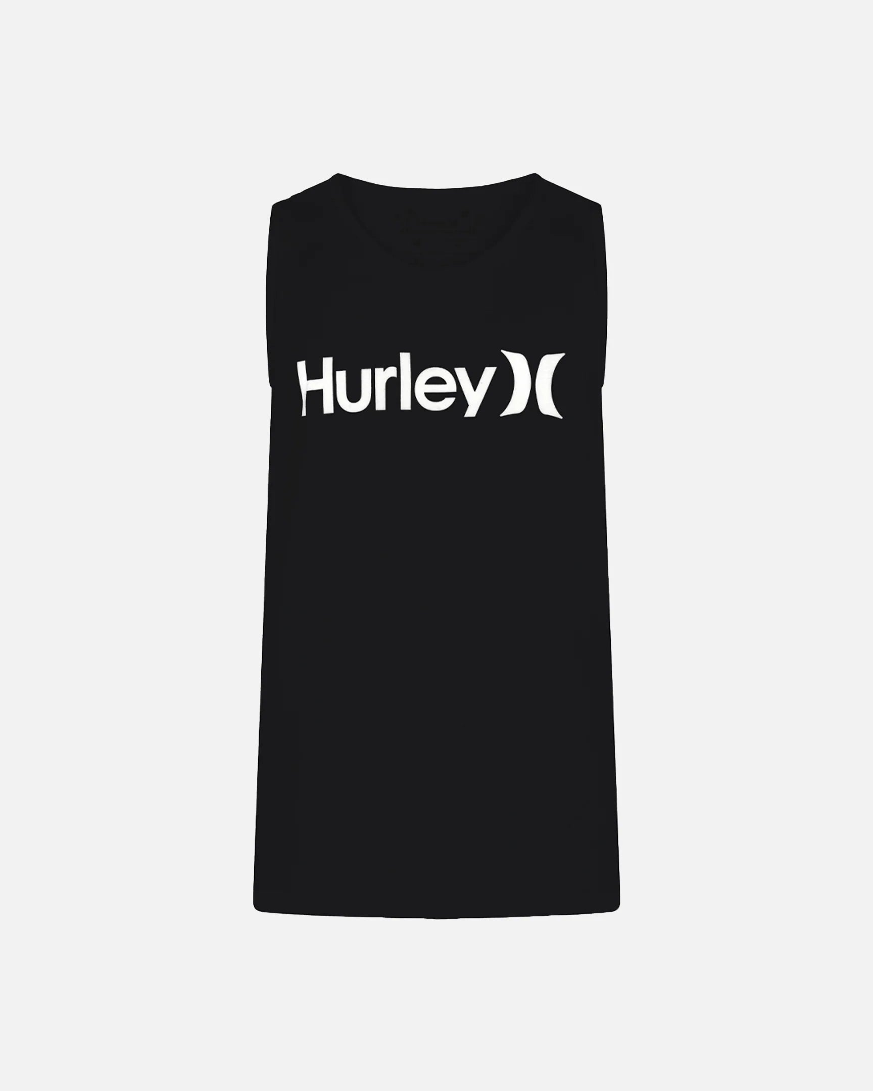 HURLEY Everyday One And Only Solid Tank Black Men's Tank Tops Hurley 