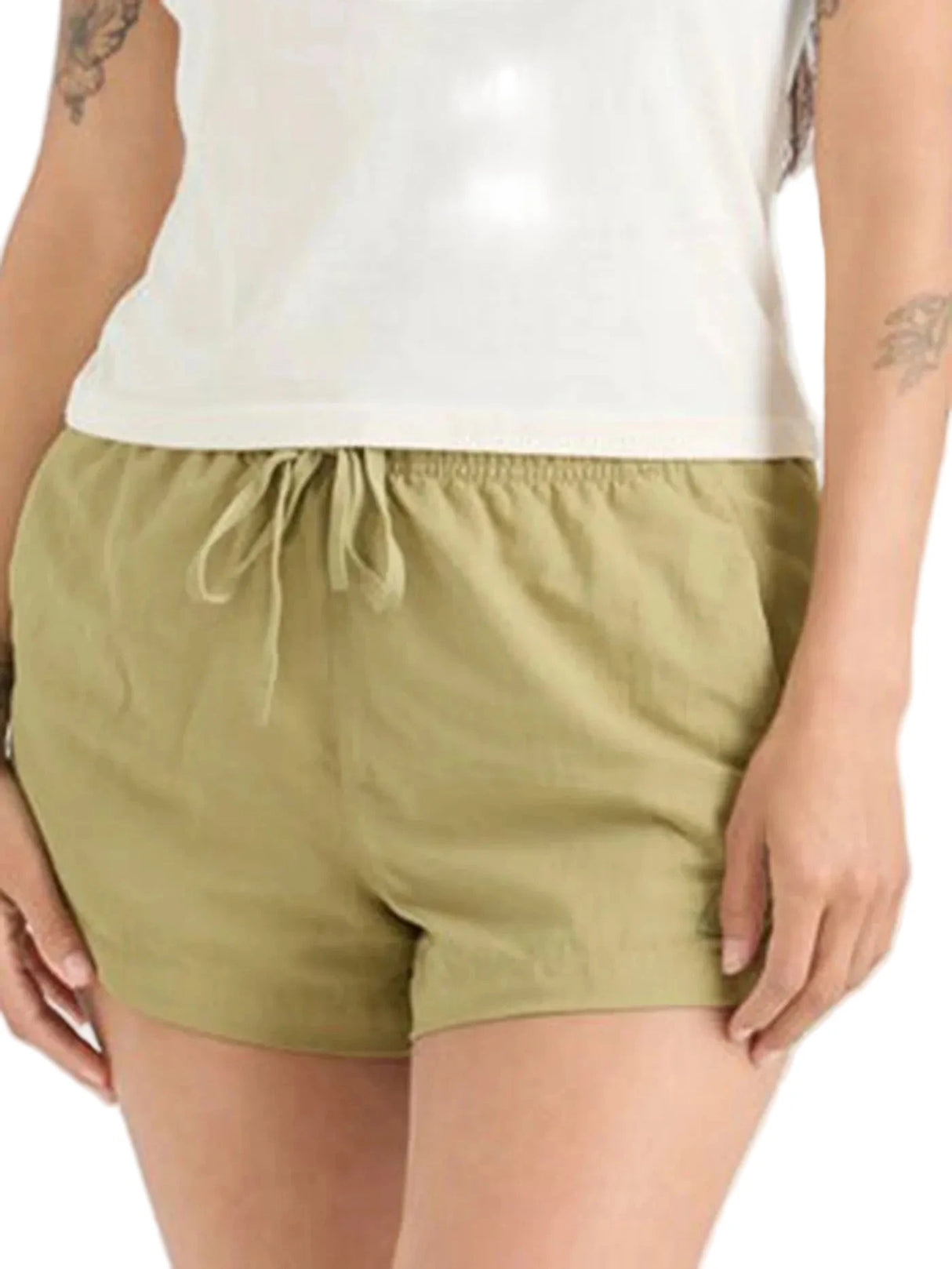 ROARK Women's River Hybrid Shorts Dusty Olive Women's Shorts Roark Revival