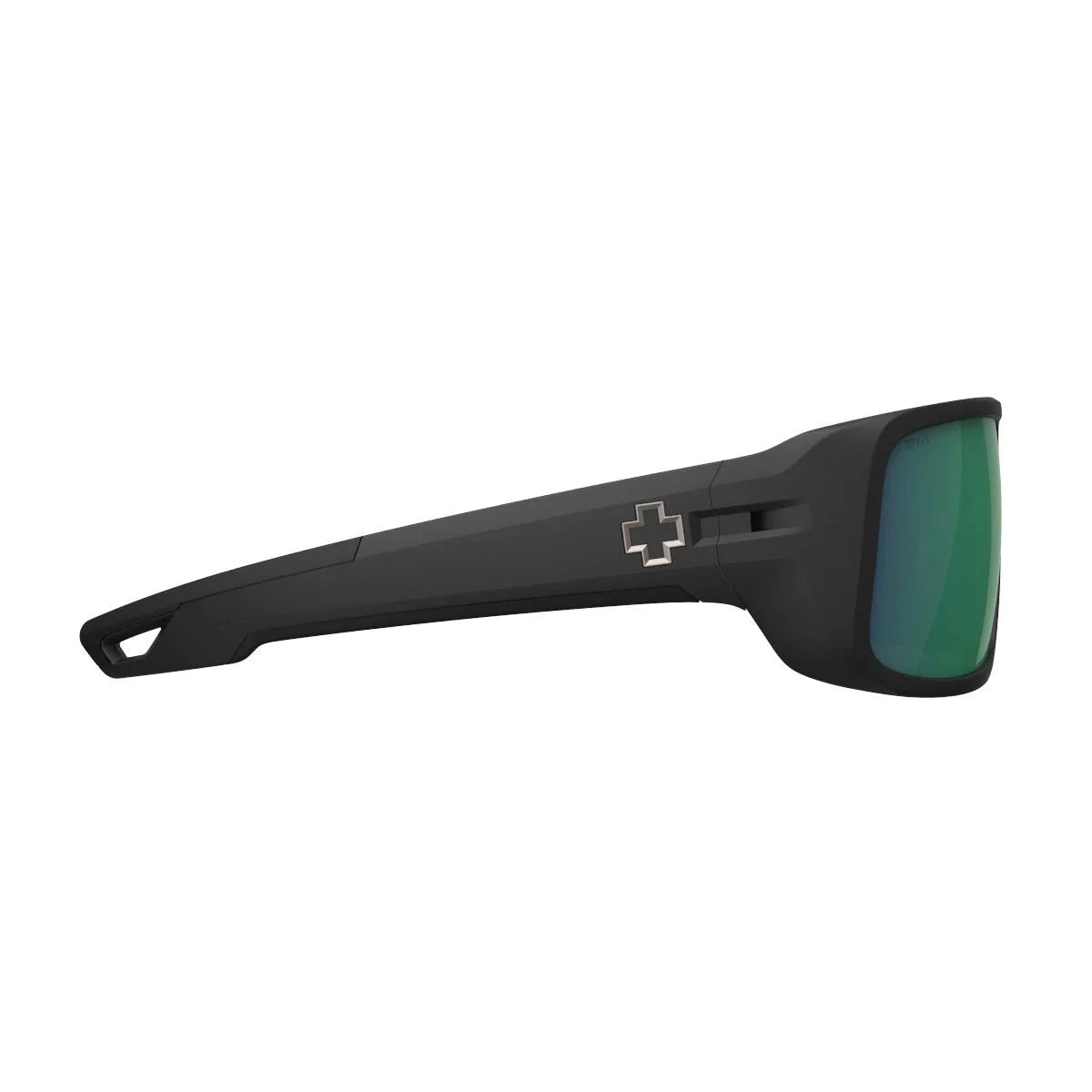 SPY Mainline ANSI Matte Black - Happy Bronze With Green Mirror Polarized Sunglasses Sunglasses Spy