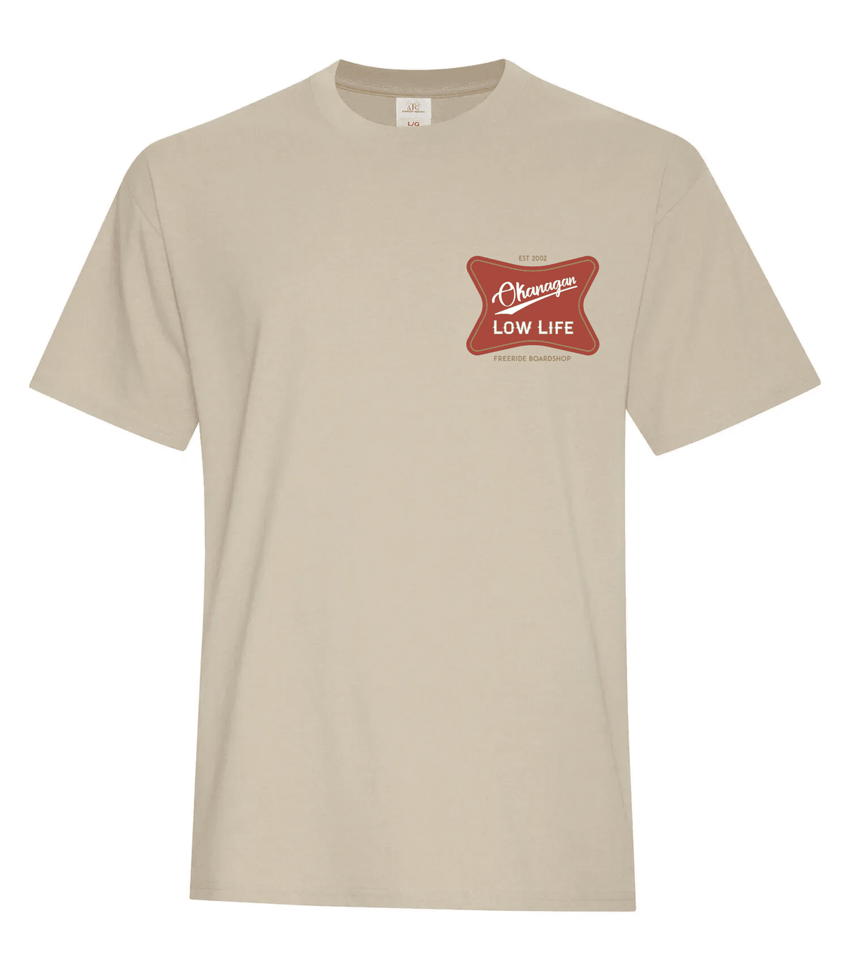 FREERIDE Low Life T-Shirt Malt Men's Short Sleeve T-Shirts Freeride