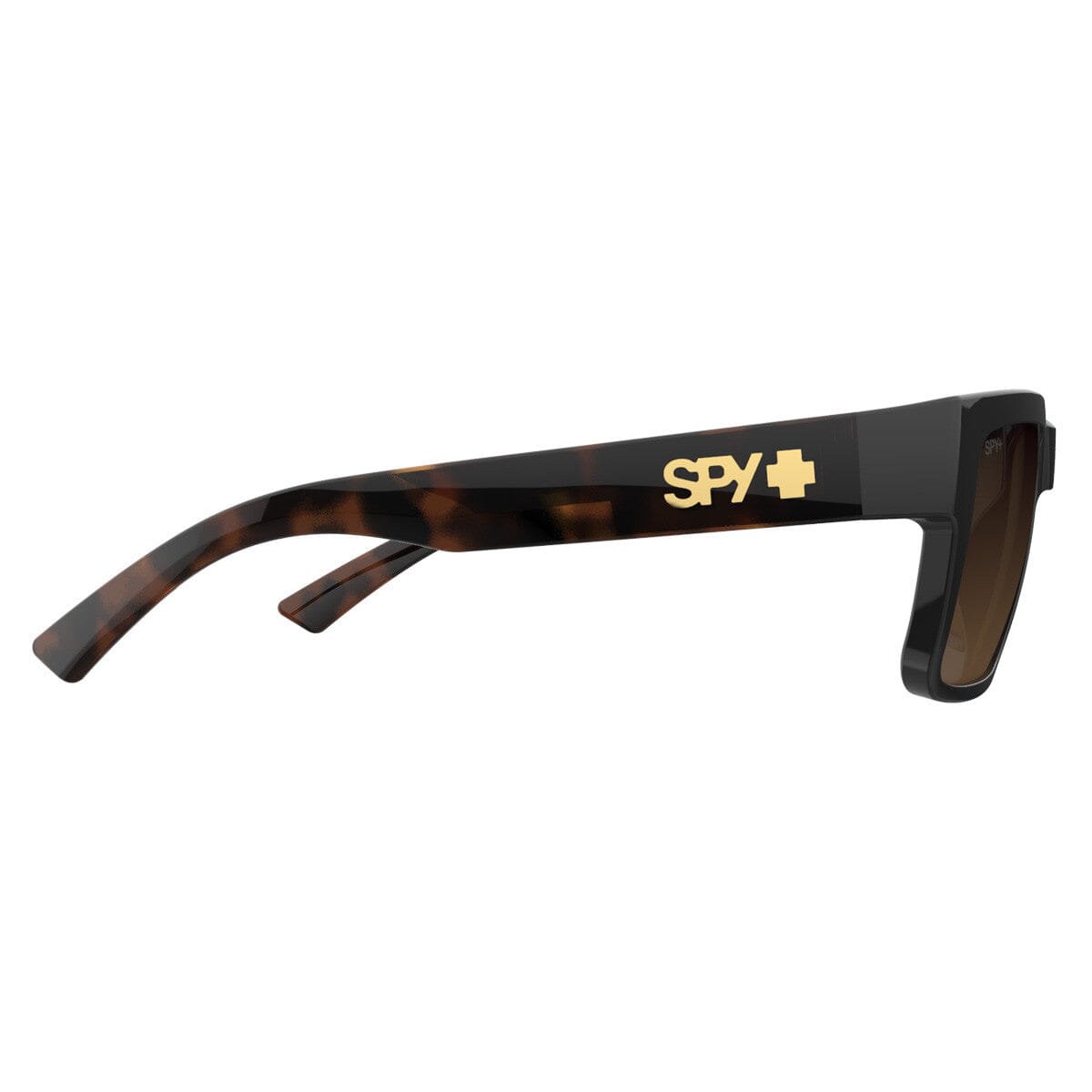 SPY Montana Black/Honey Tort - Happy Dark Brown Fade Sunglasses Sunglasses Spy