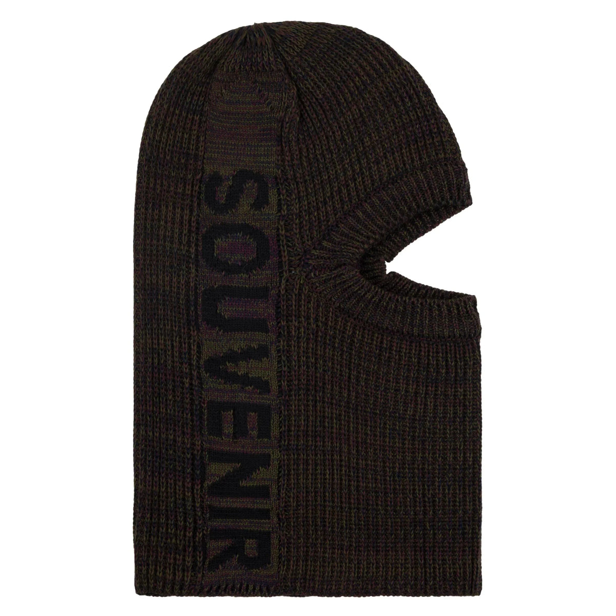 SOUVENIR Multi Yarn Burglar Mask Chocolate Winter Face Masks Souvenir