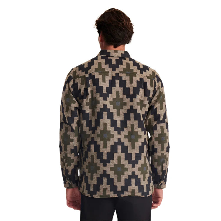 ROARK Nordsman Long Sleeve Flannel Hillside Jaquard Men's Long Sleeve Button Up Shirts Roark Revival