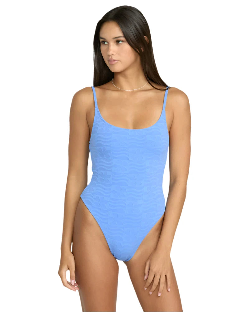 VOLCOM Women's Coco One Piece Light Blue Acid Women's One Pieces Volcom