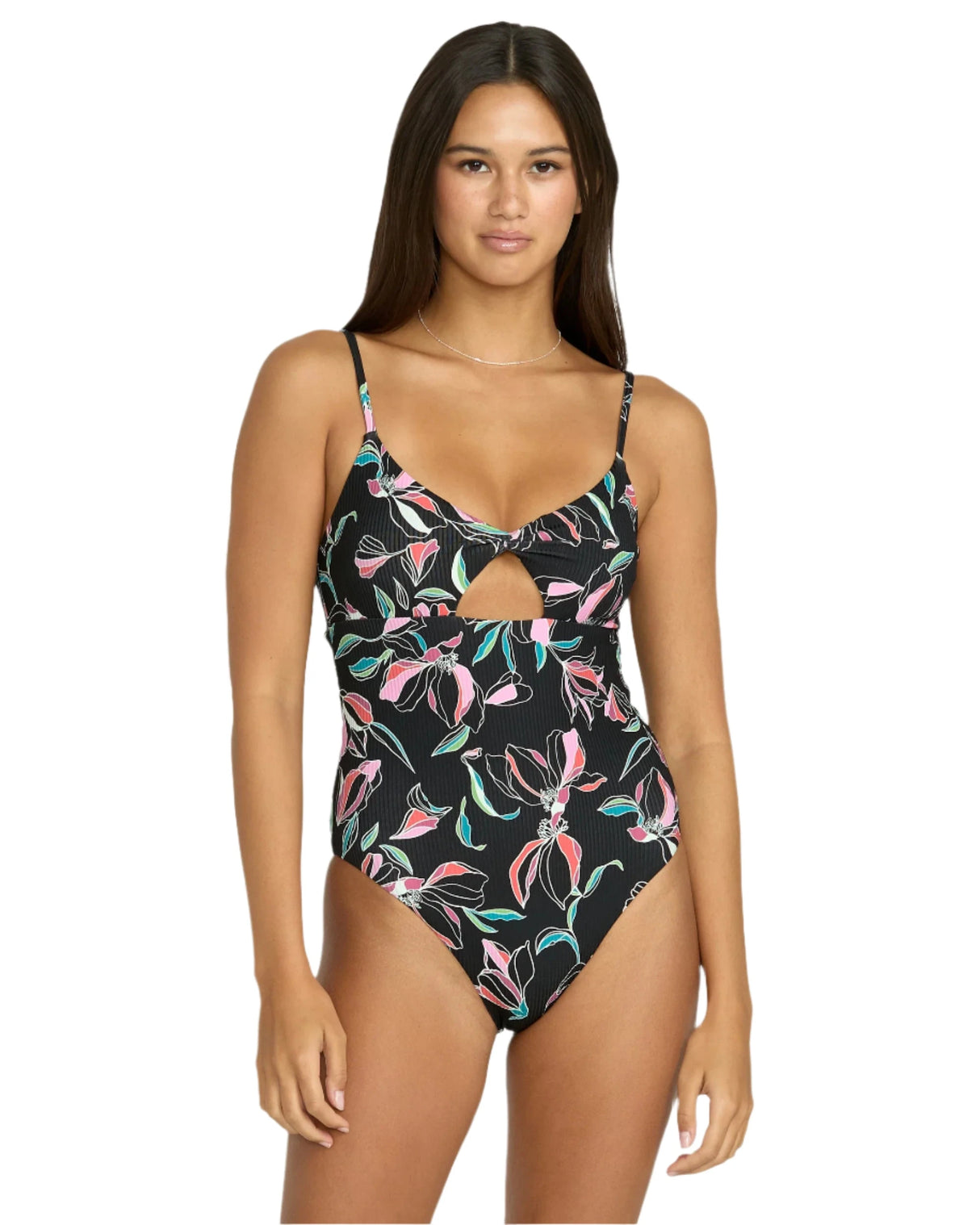 VOLCOM Women's Dream In Bloom Twist One Piece Multi Women's One Pieces Volcom