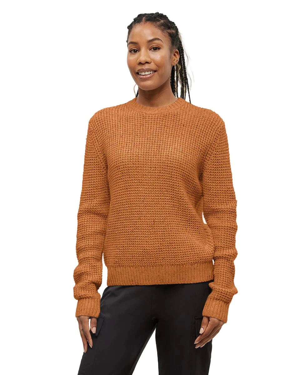 TENTREE Women's Morrell Sweater Burnt Caramel Nep Women's Sweaters Tentree