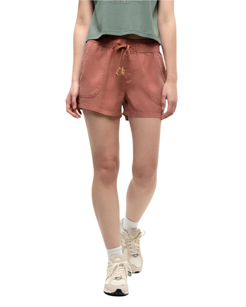 TENTREE Women's Tencel Instow Short Clay Tile Women's Shorts Tentree