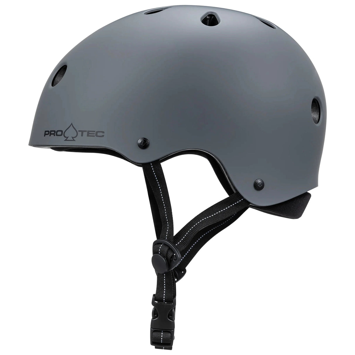 PRO-TEC Low Pro Helmet Matte Grey Skateboard Helmets Pro-tec