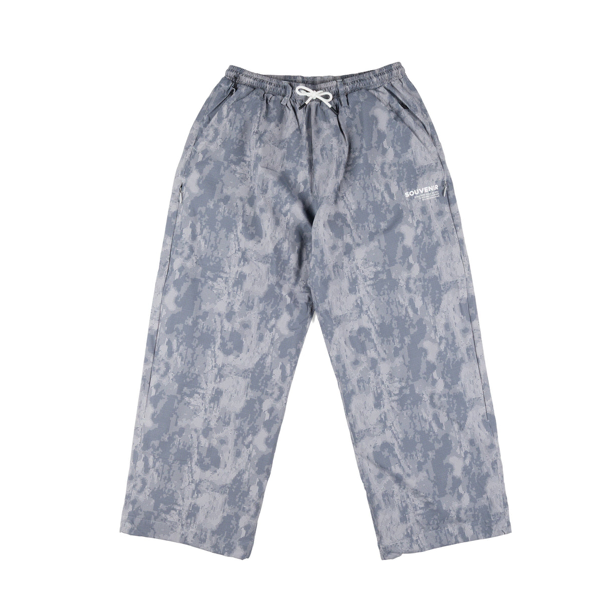 SOUVENIR Parachute Snow Pants Cool Grey Blotch Print 2027 Men's Snow Pants Souvenir