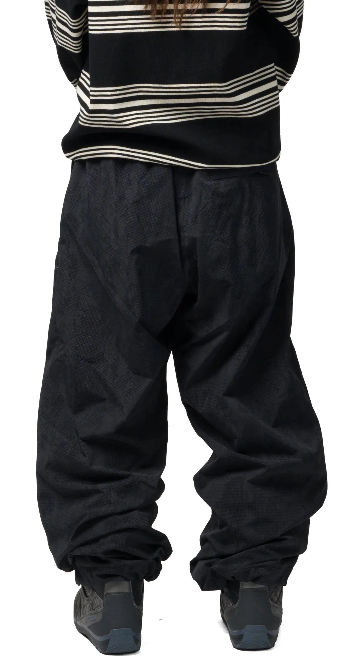 SOUVENIR Parachute Snow Pants Black Blotch Print 2027 Men's Snow Pants Souvenir