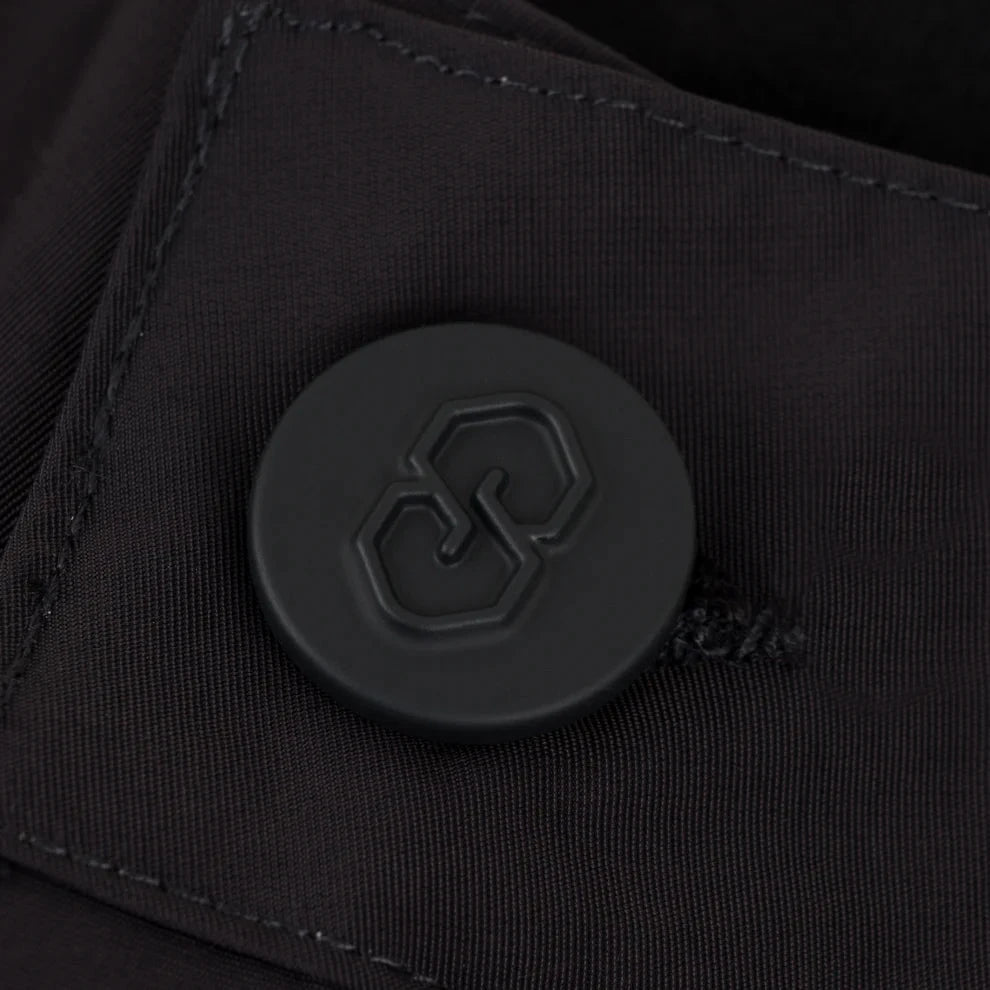 SOUVENIR Pleated Chino Snow Pants Black 2026 Men's Snow Pants Souvenir