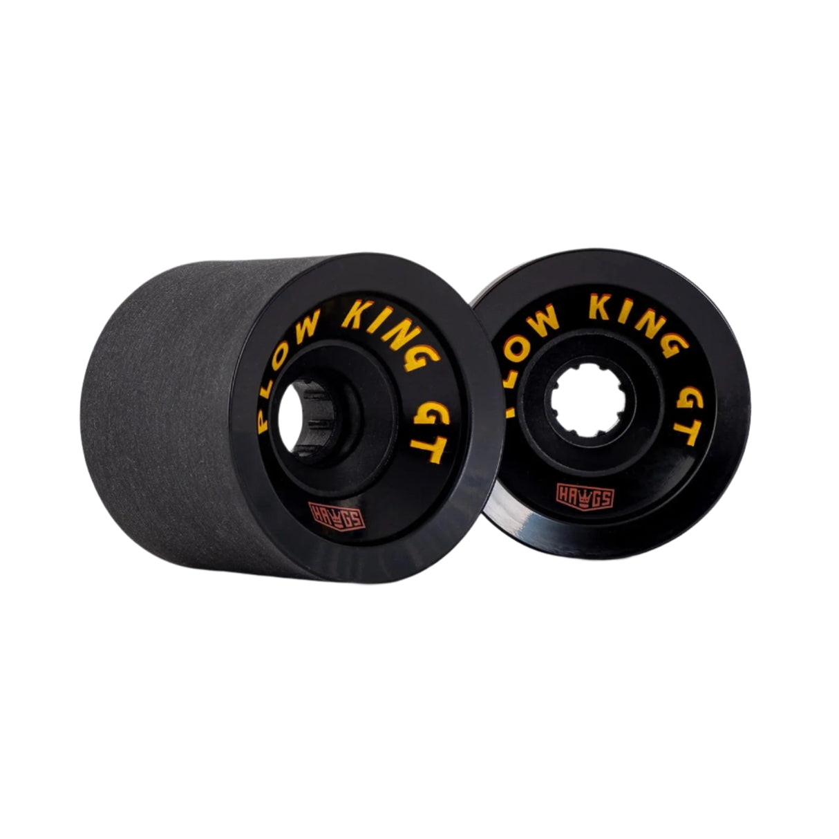 HAWGS Plow King GT 74mm 76a Longboard Wheels Black Longboard Wheels Landyachtz