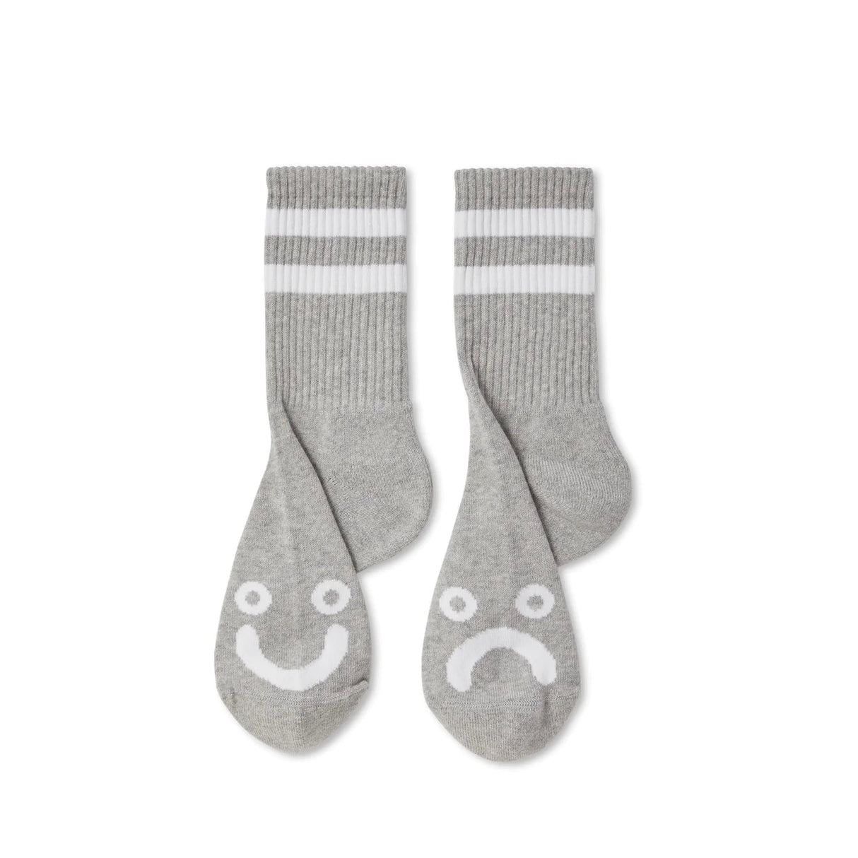 POLAR Happy Sad Socks Heather Grey Men's Socks Polar
