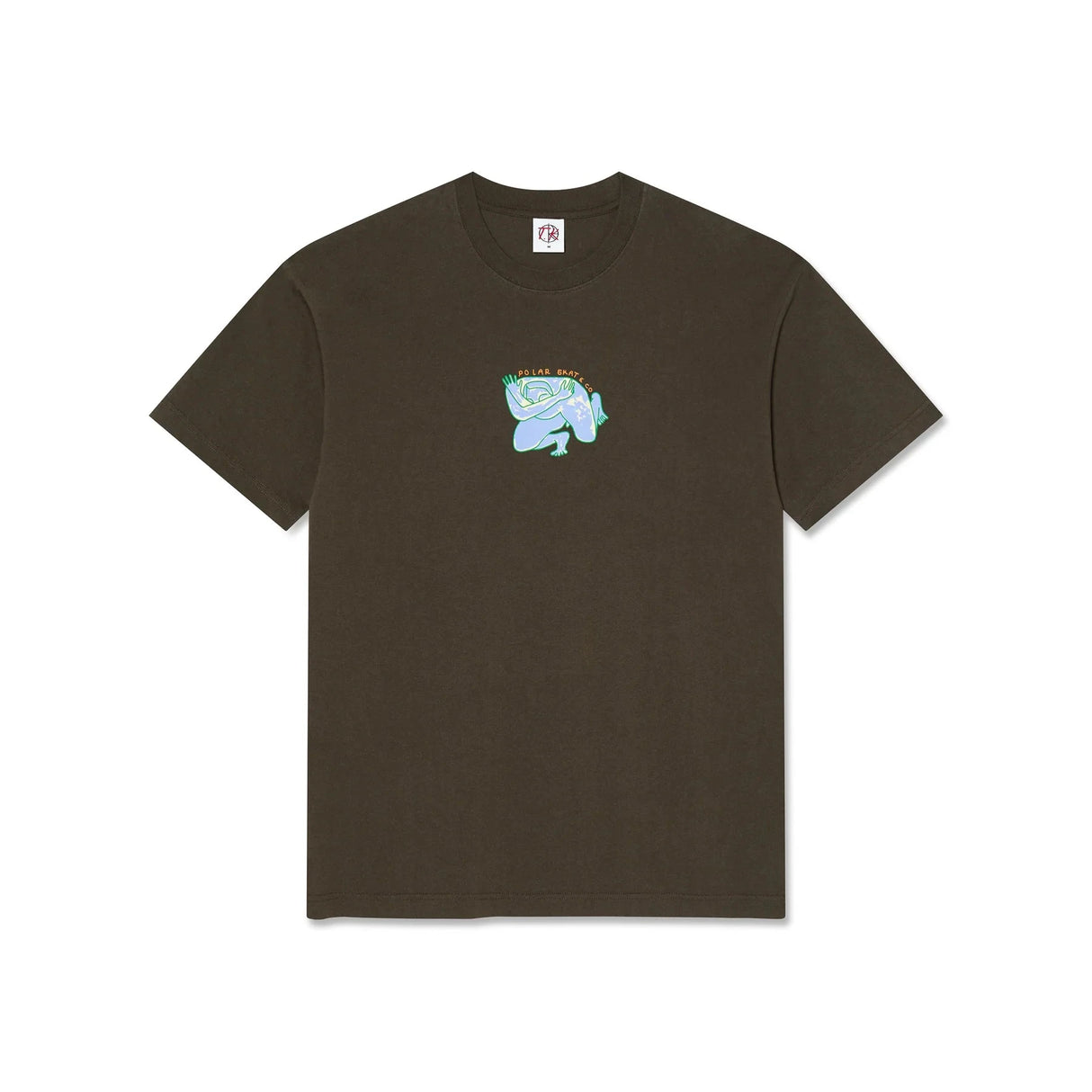 POLAR Shy Bow T-Shirt Brown Men's Short Sleeve T-Shirts Polar