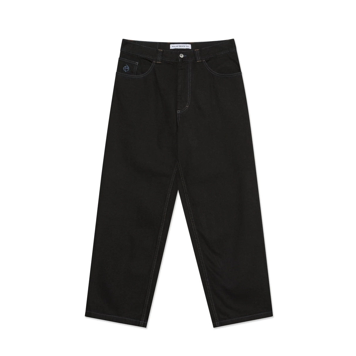 POLAR Big Boy Pants Black/Blue Stitching Men's Denim Polar