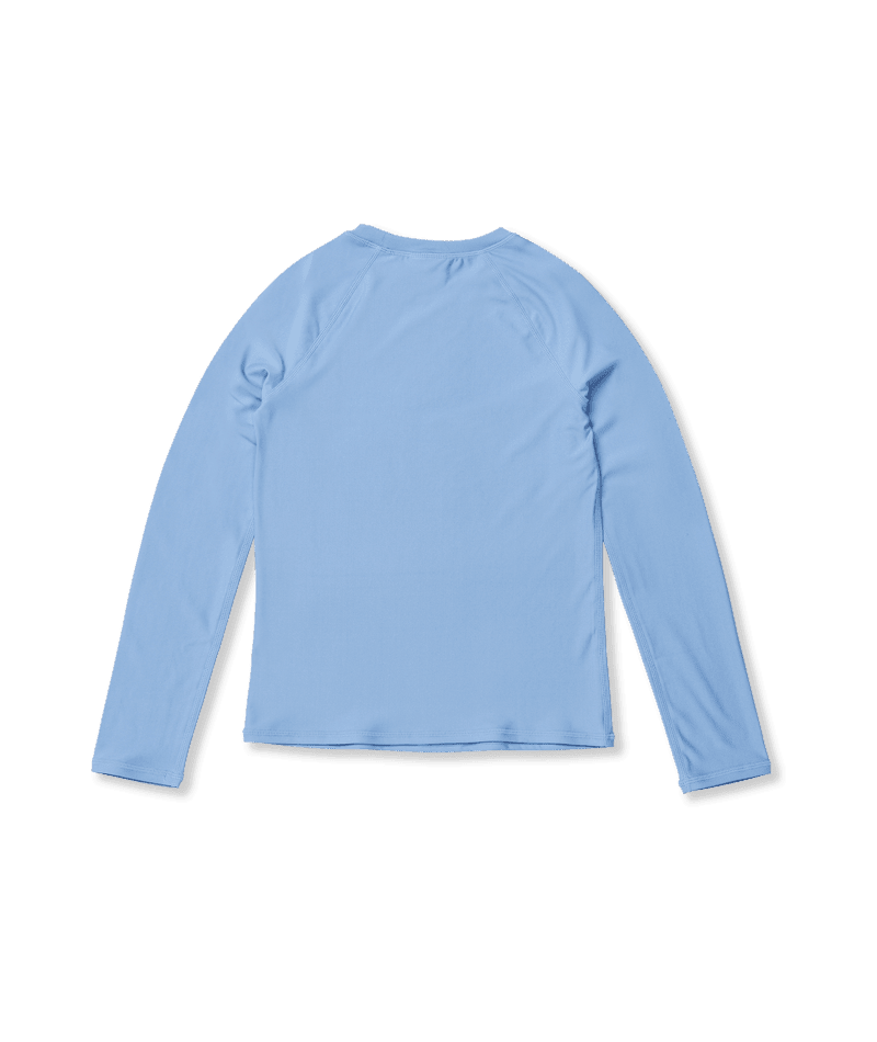 VOLCOM Girl's Parrotise Long Sleeve Rashguard Coastal Blue Girl's Swimwear Volcom