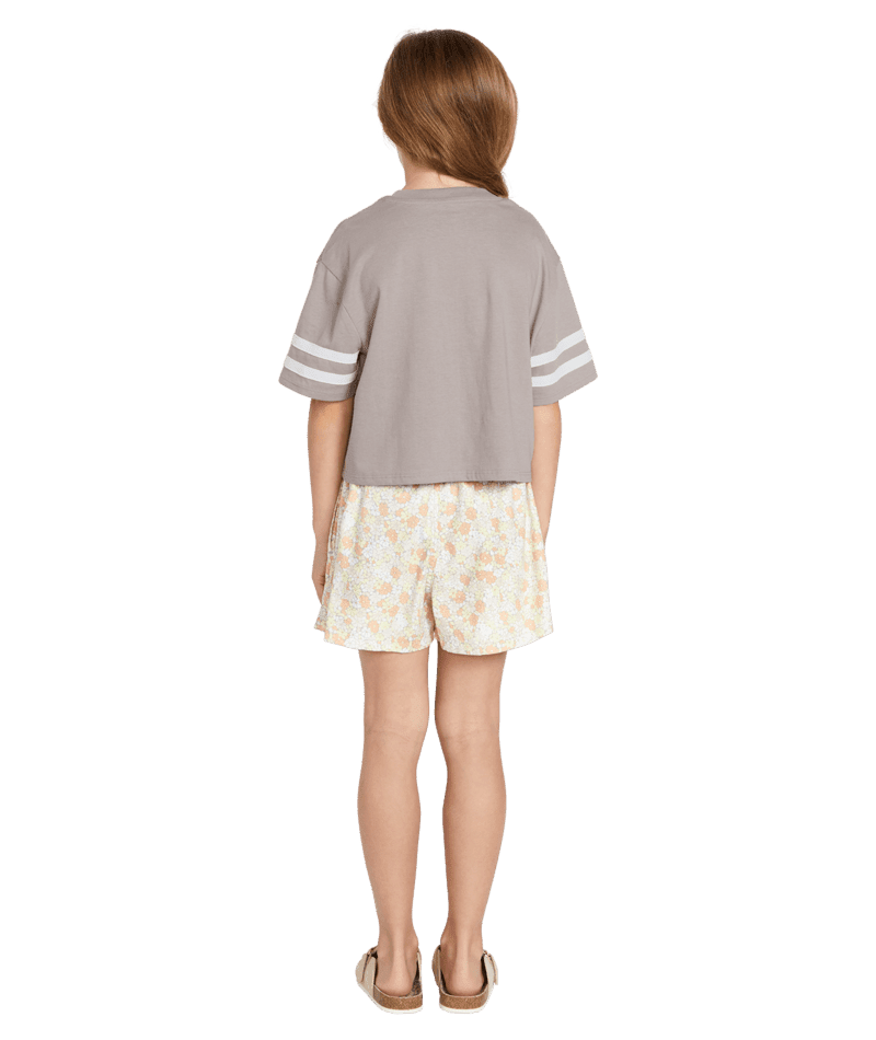 VOLCOM Girl's Truly Stoked T-Shirt Daze Grey Girl's T-Shirts Volcom