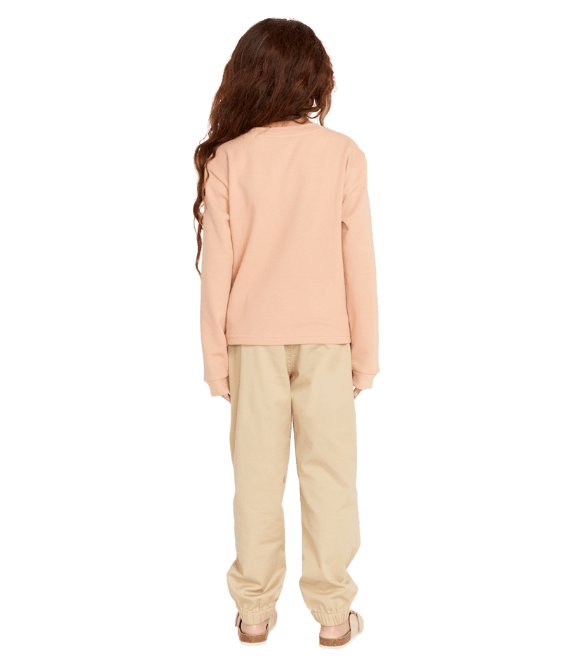 VOLCOM Girl's Thermality Long Sleeve T-Shirt Clay Girl's Long Sleeve T-shirts Volcom