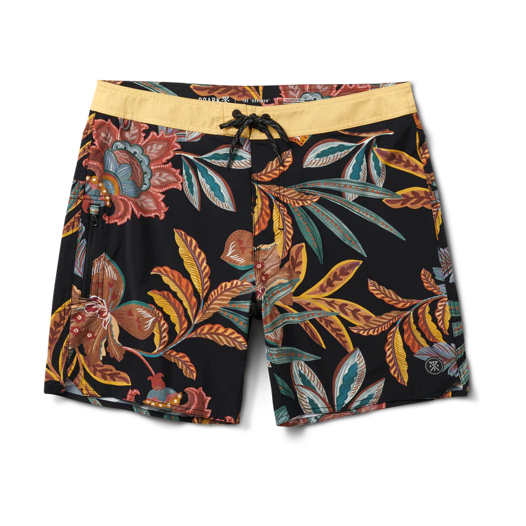 ROARK Boatman 2.0 17" Boardshorts Baroque Black Men's Boardshorts Roark Revival