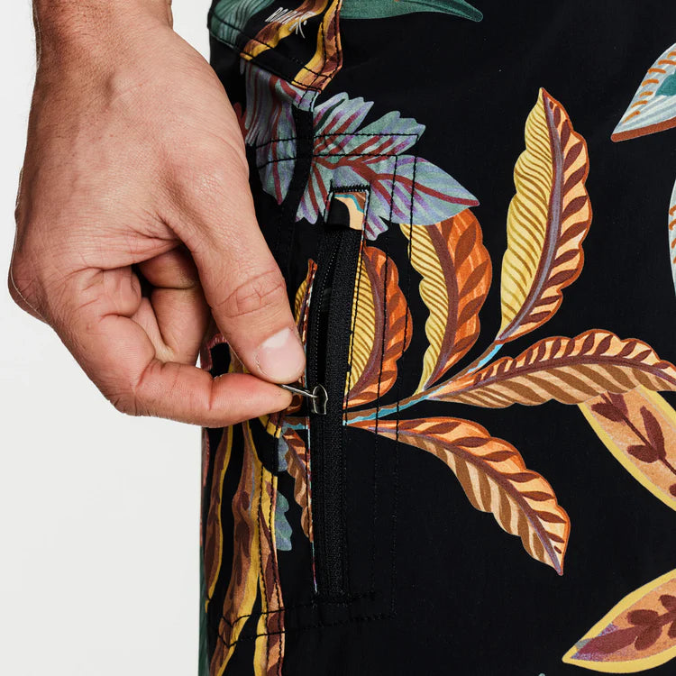 ROARK Boatman 2.0 17" Boardshorts Baroque Black Men's Boardshorts Roark Revival