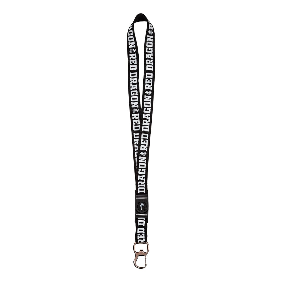RDS Lanyard Black/White Lanyards and Keychains RDS