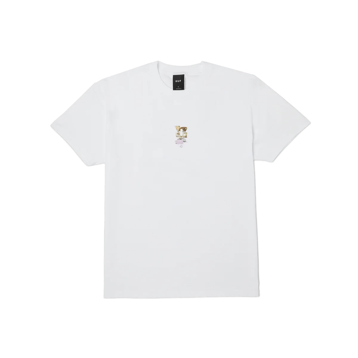 HUF X RealTree Megablast T-Shirt White Men's Short Sleeve T-Shirts Huf