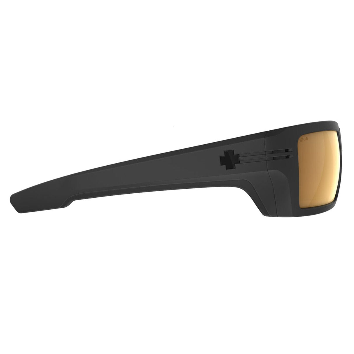 SPY Rebar SE ANSI Matte Black - Happy Bronze With Gold Mirror Sunglasses