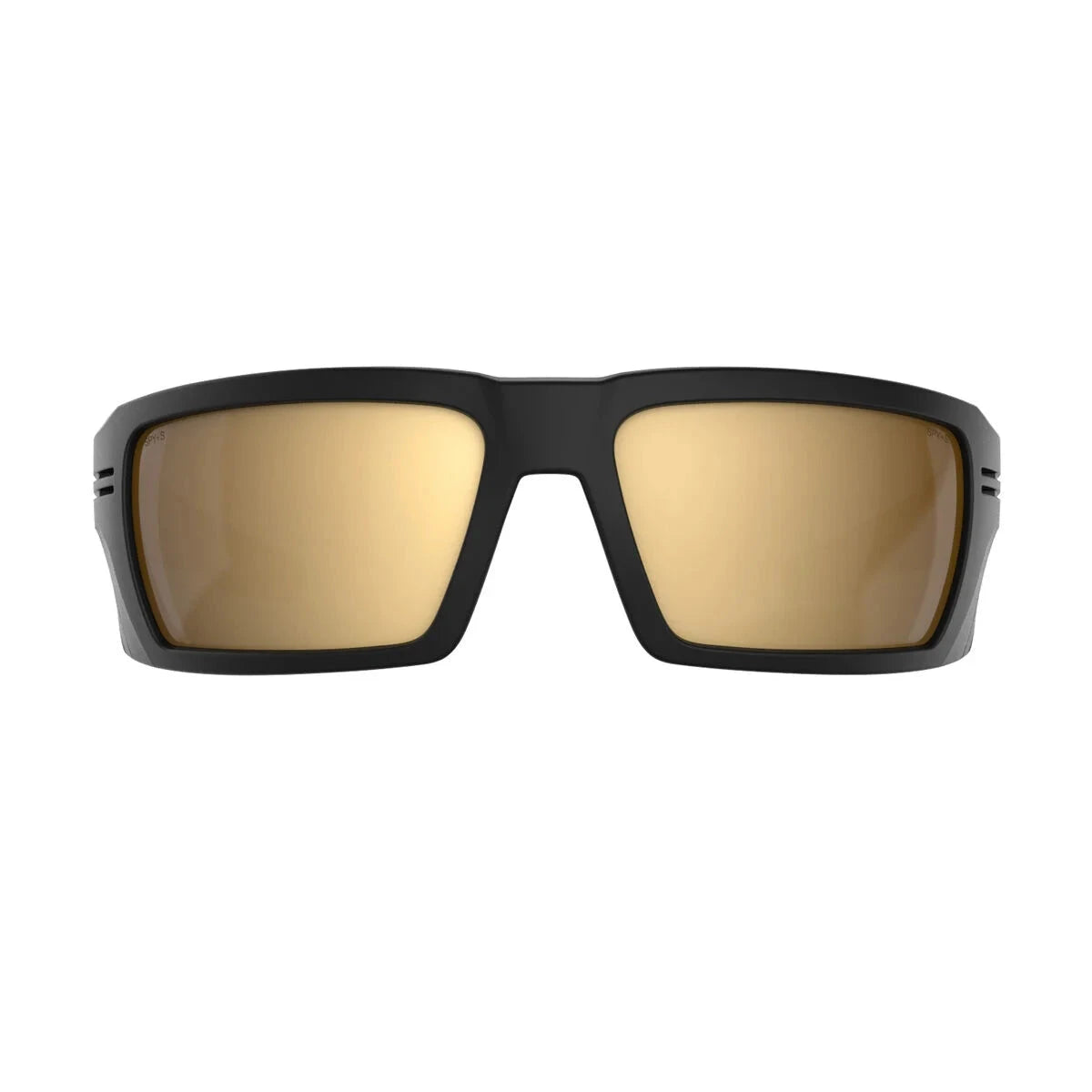 SPY Rebar SE ANSI Matte Black - Happy Bronze With Gold Mirror Sunglasses